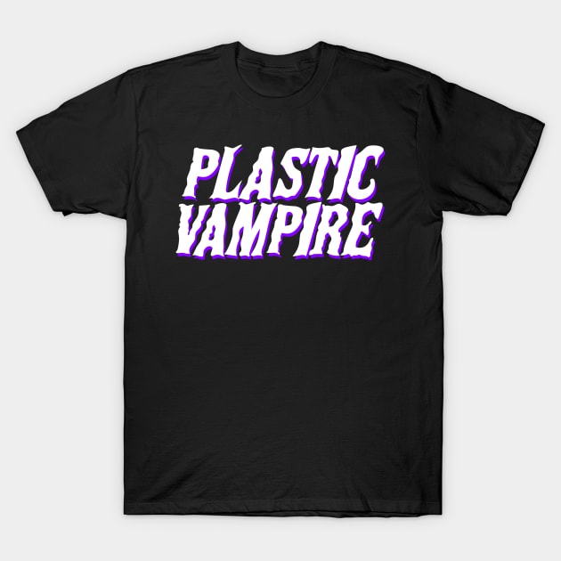 Plastic Vampire Retro T-Shirt by chrisraimoart